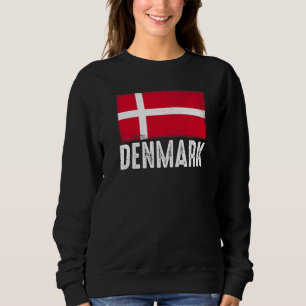 Sudadera Bandera de Dinamarca Equipo de Fútbol Danés Fútbol
