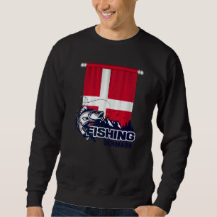 Sudadera Bandera De Dinamarca Pesca En Dinamarca