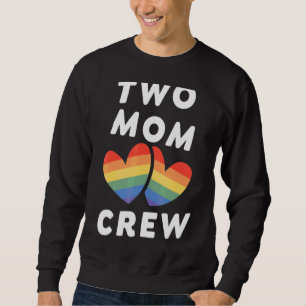 Sudadera Bandera De Dos Muñecas Corazón Cute De La Tripulac