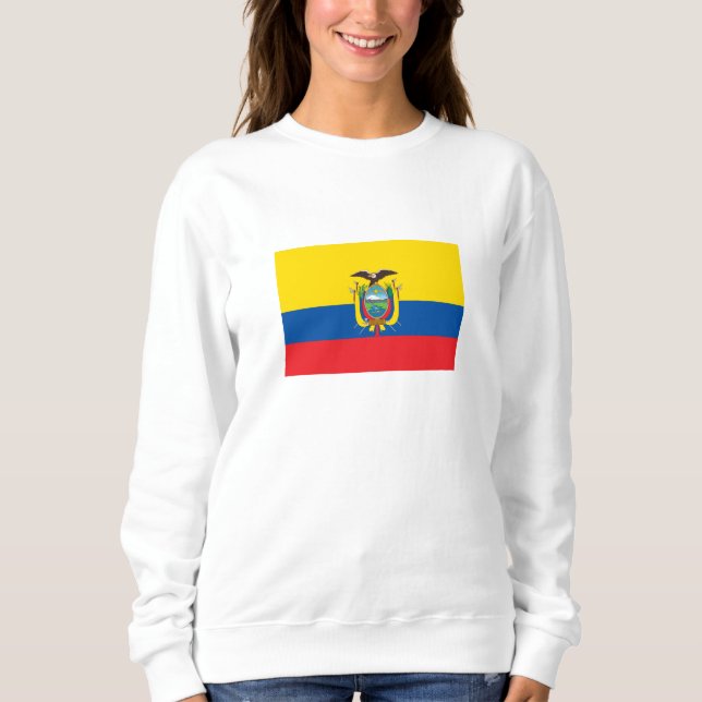 Sudadera Bandera de Ecuador (Anverso)