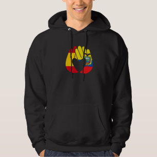 Sudadera Bandera de Ecuador España Bandera Amistad Hermanda