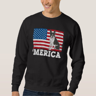 Sudadera Bandera de EE. UU. del 4 de julio para Boston Terr