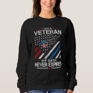 Sudadera Bandera de EE. UU. Patriota - Veterano de EE. UU.