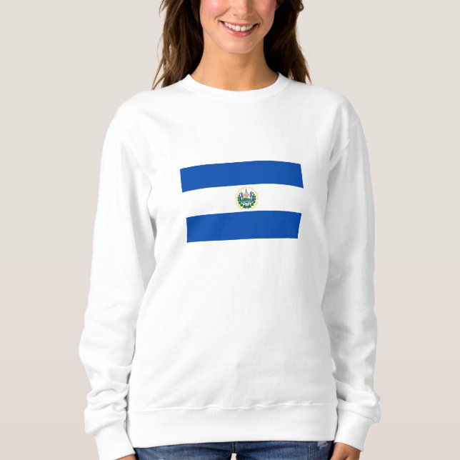 Sudadera Bandera de El Salvador (Anverso)