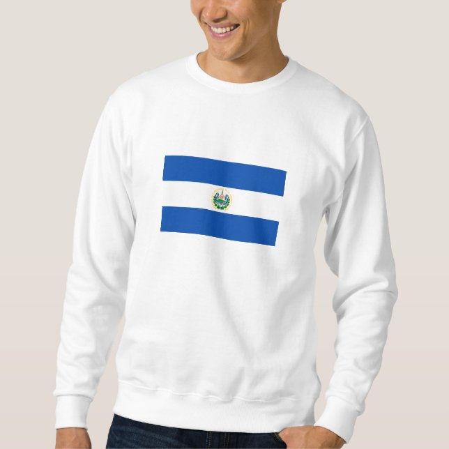 Sudadera Bandera de El Salvador (Anverso)
