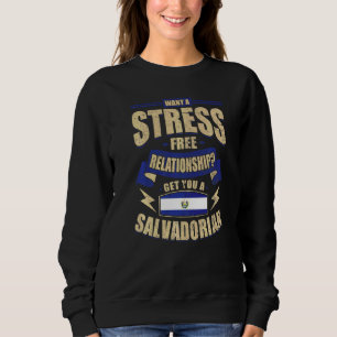 Sudadera Bandera de El Salvador Orgullosos Hombres y Mujere