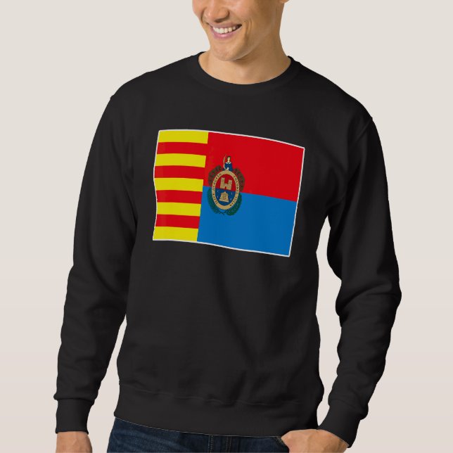 Sudadera Bandera de Elche Orgullo Nacional Recuerdo (Anverso)