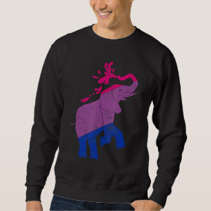 Sudadera Bandera de elefante cutto Bisexualidad Igualdad Lg