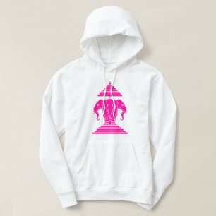 Sudadera Bandera de Erawan Pink Three Heheed Elephant Lao/L