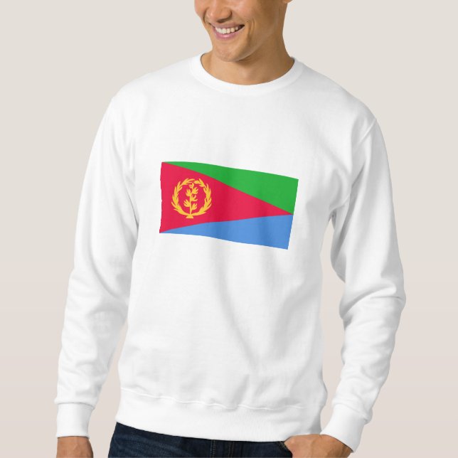 Sudadera Bandera de Eritrea (Anverso)