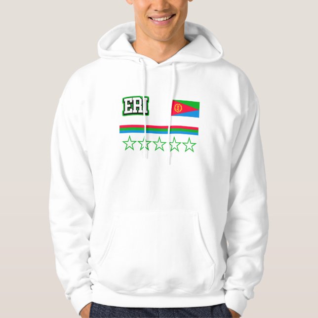 Sudadera Bandera de Eritrea (Anverso)