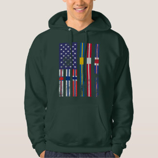 Sudadera Bandera de Escandinavia, Banderas de los países nó