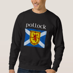 Sudadera Bandera de Escocia del Clan Familiar Pollock Escoc