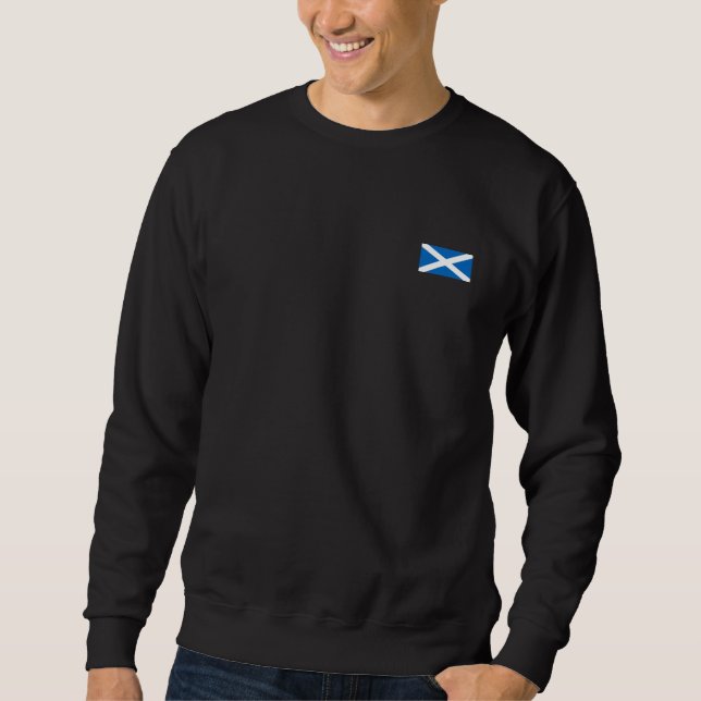 Sudadera Bandera de Escocia - recuerdo escocés de la (Anverso)