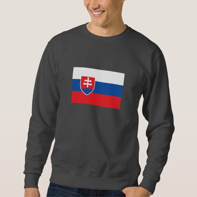 Sudadera Bandera de Eslovaquia (Anverso)