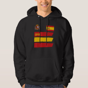 Sudadera Bandera de España Espana Fútbol Hincha Hombres Muj