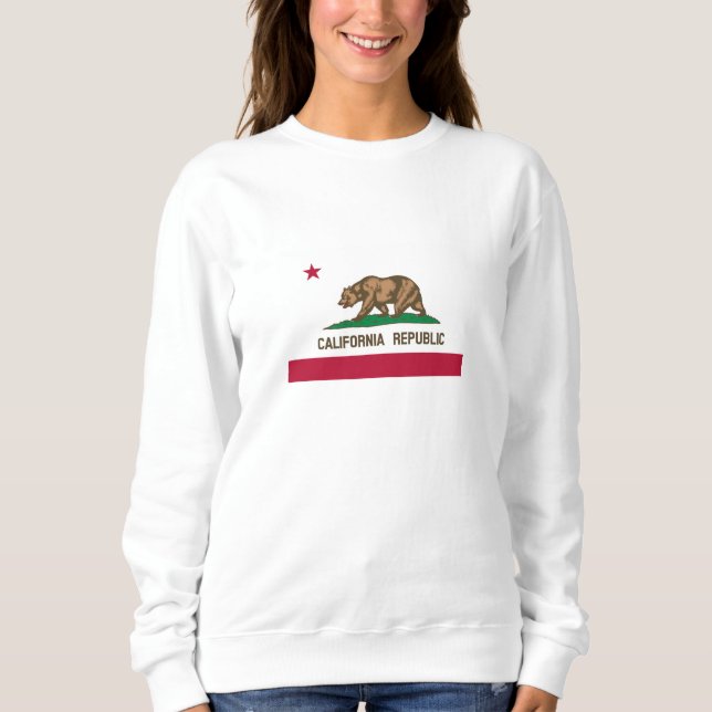 Sudadera Bandera de estado de California (Anverso)