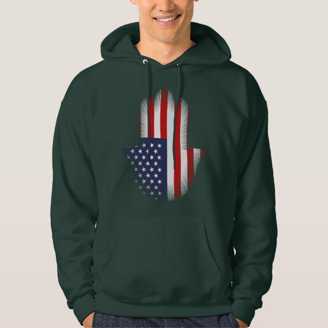 Sudadera Bandera de Estados Unidos (Anverso)