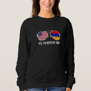 Sudadera Bandera de Estados Unidos Armenia gafas de sol nor