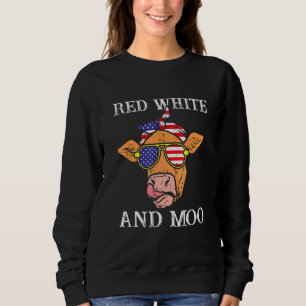 Sudadera Bandera De Estados Unidos De Color Blanco Rojo Y M