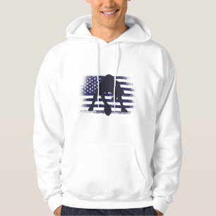 Sudadera Bandera de Estados Unidos de la camiseta de un hin