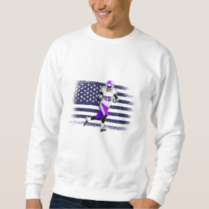 Sudadera Bandera de Estados Unidos de la camiseta de un hin