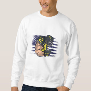 Sudadera Bandera de Estados Unidos de la camiseta de un hin
