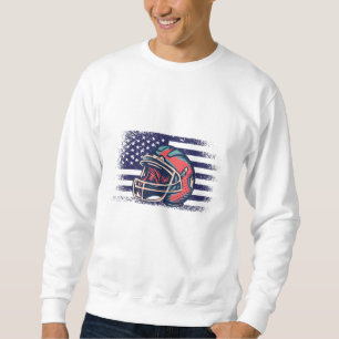 Sudadera Bandera de Estados Unidos de la camiseta de un hin