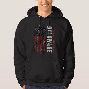 Sudadera Bandera de Estados Unidos Delaware