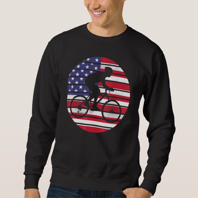 Sudadera Bandera De Estados Unidos Divertida Con Recorte De (Anverso)