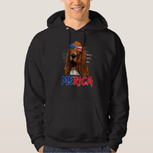 Sudadera Bandera De Estados Unidos Gafas De Sol 4 De Julio