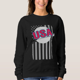 Sudadera Bandera De Estados Unidos Golfing American Golf Su