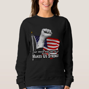 Sudadera Bandera de Estados Unidos, Nos Hace Más Fuertes, P