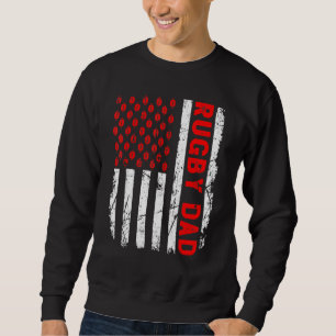 Sudadera Bandera de Estados Unidos Retro Deportes Mejor Pap