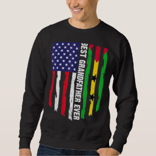 Sudadera Bandera De Estados Unidos Y Mejor Abuela De Santo