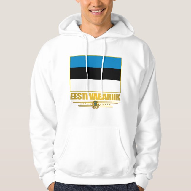 Sudadera Bandera de Estonia (Eesti Lipp) (Anverso)