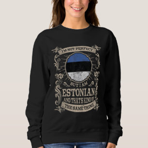 Sudadera Bandera de Estonia Orgullosos Estonios Hombres y M