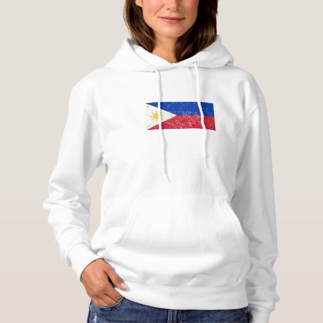 Sudadera Bandera de Filipinas en problemas (Anverso)