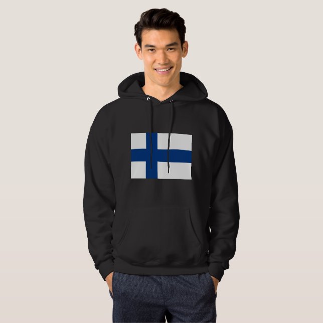Sudadera Bandera de Finlandia (Anverso completo)
