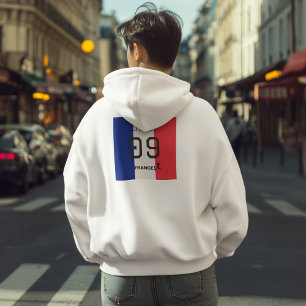 Sudadera Bandera de Francia Personalizable Fútbol 