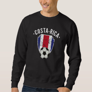 Sudadera Bandera de Fútbol de Costa Rica Orgullo costarrice