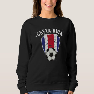 Sudadera Bandera de Fútbol de Costa Rica Orgullo costarrice