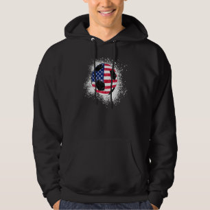 Sudadera Bandera de fútbol de EE. UU.   Equipo de fútbol am