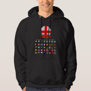 Sudadera Bandera de fútbol de Inglaterra Bandera de Fútbol