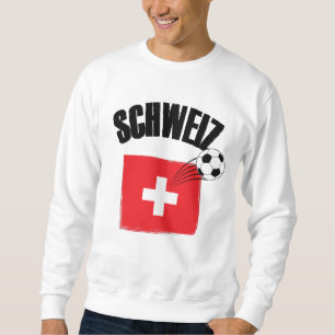 Sudadera Bandera de Fútbol de Suiza Schweiz Fussball
