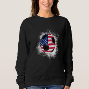 Sudadera Bandera de fútbol de Usa  Equipo de fútbol de la b