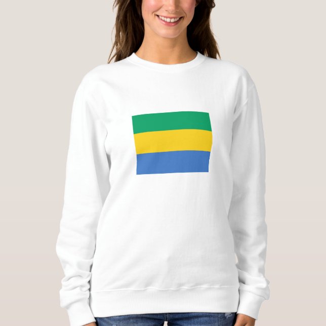 Sudadera Bandera de Gabón (Anverso)