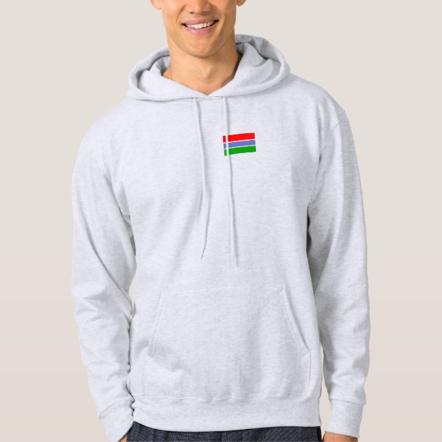 Sudadera Bandera de Gambia (Anverso)