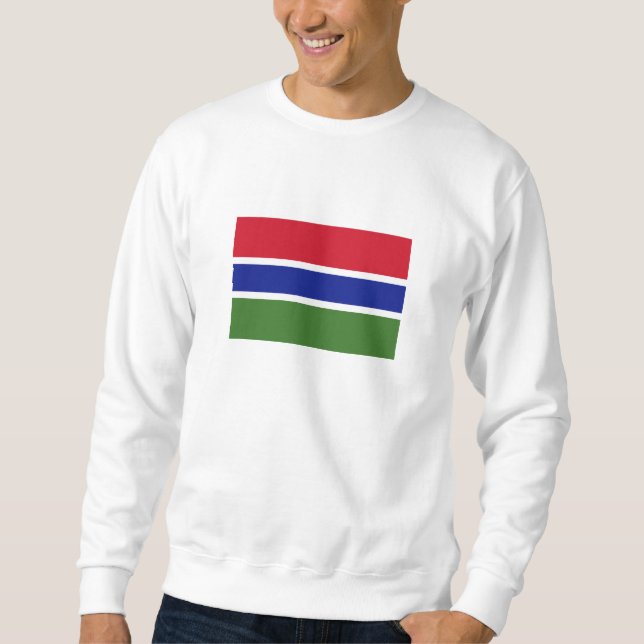 Sudadera Bandera de Gambia (Anverso)