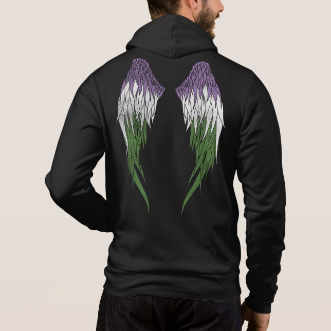 Sudadera Bandera de género - Ángel Wings (Reverso)
